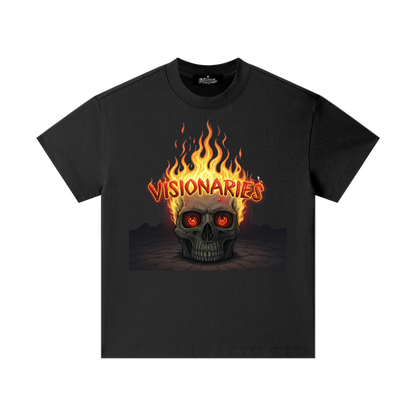 Flame🔥Skull💀 Pure Cotton Essential Kids T-Shirt