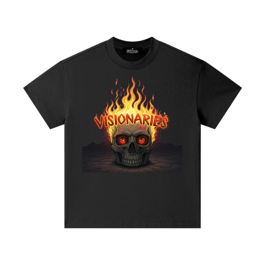 Flame🔥Skull💀 Pure Cotton Essential Kids T-Shirt