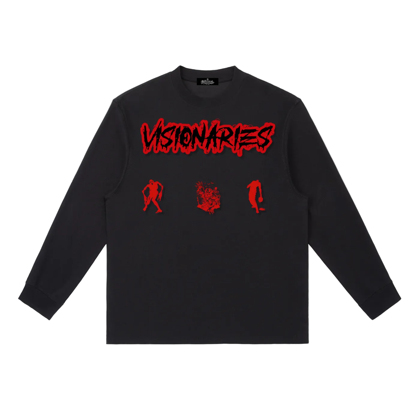 Zombie 🧟  "V" Long-Sleeve T-Shirt
