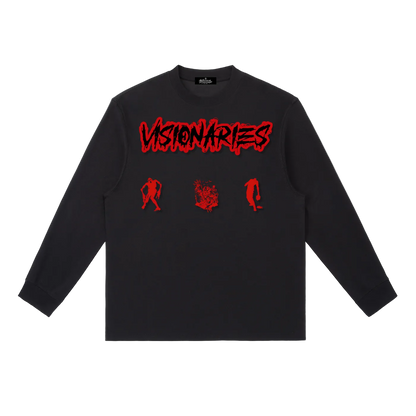 Zombie 🧟  "V" Long-Sleeve T-Shirt