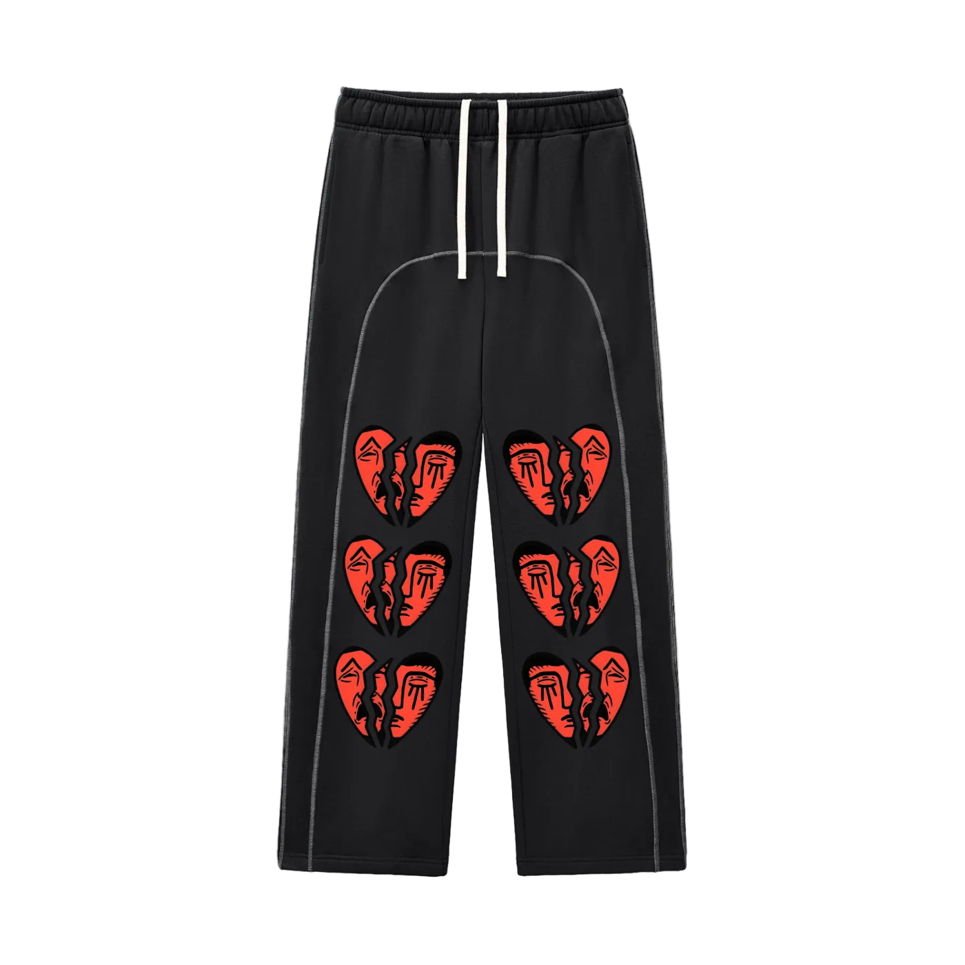 Unbroken 💔  Stitched Fleece Sweatpants