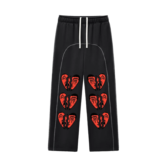 Unbroken 💔  Stitched Fleece Sweatpants