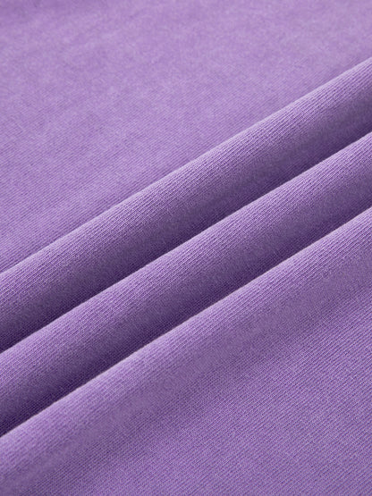 Purple Angels 👼 Vintage Washed Oversized Cotton T-Shirt